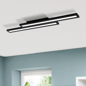Eglo - Iluminação de teto LED RGB com regulação SALITERAS-C 2xLED/10W/230V