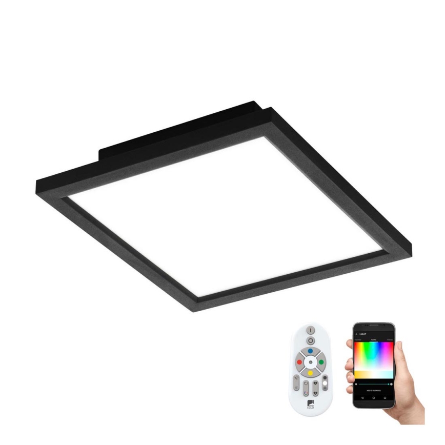 Eglo - Iluminação de teto LED RGB com regulação SALOBRENA-C LED/16W/230V + CR