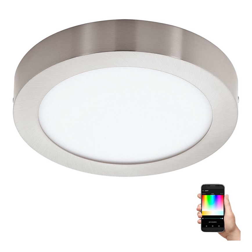 Eglo - Iluminação de teto LED RGBW com regulação FUEVA-C LED/21W/230V Bluetooth