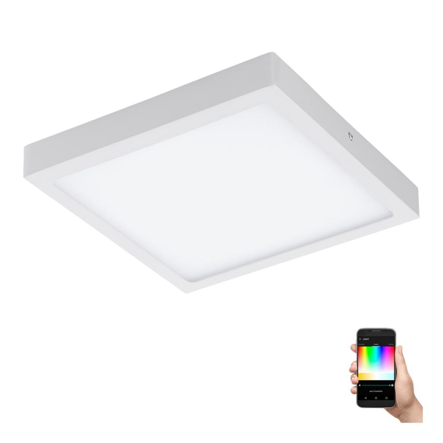 Eglo - Iluminação de teto LED RGBW com regulação FUEVA-C LED/21W/230V