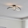 Eglo - Iluminação de teto LED RGBW com regulação LED/22W/230V 2700-6500K preto