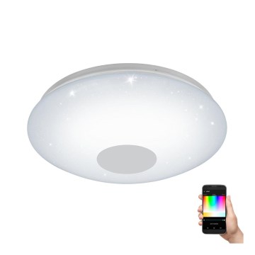 Eglo - Iluminação de teto LED RGBW com regulação VOLTAGO-C LED/17W/230V