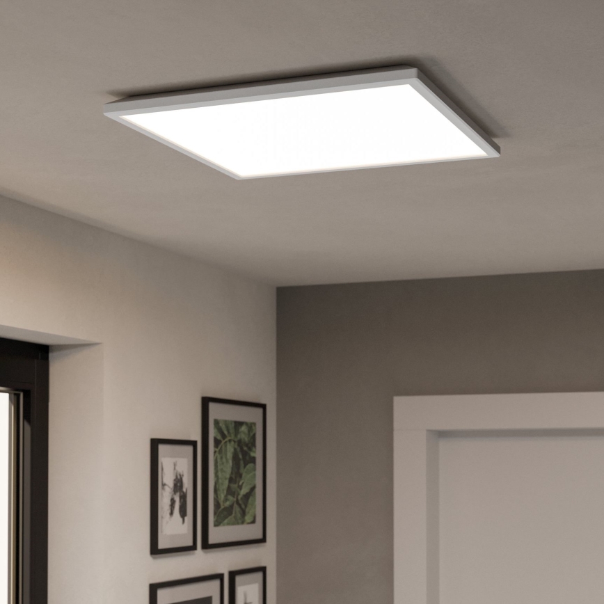 Eglo - Iluminação de teto LED RGBW para casa de banho com regulação LED/17W/230V 2700-6500K 50x50 cm IP44 branco ZigBee