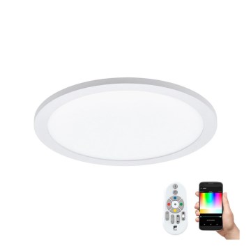 Eglo - Iluminação de teto LED RGBW SARSINA-C LED/16W/230V + controlo remoto