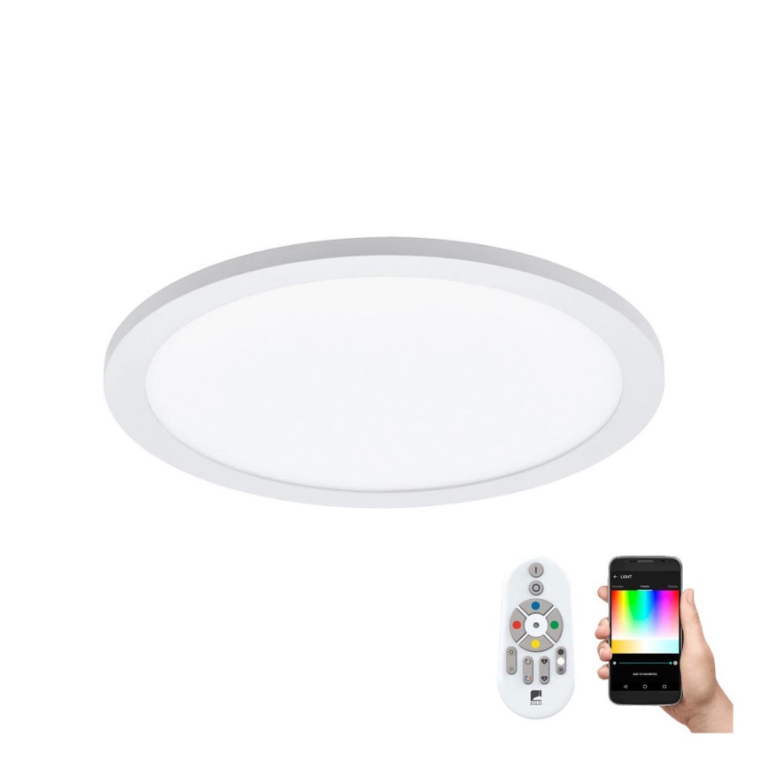 Eglo - Iluminação de teto LED RGBW SARSINA-C LED/16W/230V + controlo remoto