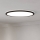 Eglo - Iluminação de teto para casa de banho LED com regulação LED/16,8W/230V 2700-6500K diâmetro 50 cm IP44 preto + comando