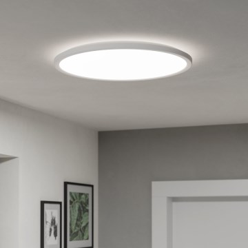 Eglo - Iluminação de teto para casa de banho LED com regulação LED/16,8W/230V 2700-6500K pr.50 cm IP44 branco + comando