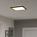 Eglo - Iluminação de teto para casa de banho LED LED/13,4W/230V 2700/4000/6500K 29x29 cm IP44 preto
