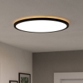Eglo - Iluminação de teto para casa de banho LED LED/16,8W/230V 2700/4000/6500K diâmetro 50 cm IP44 preto