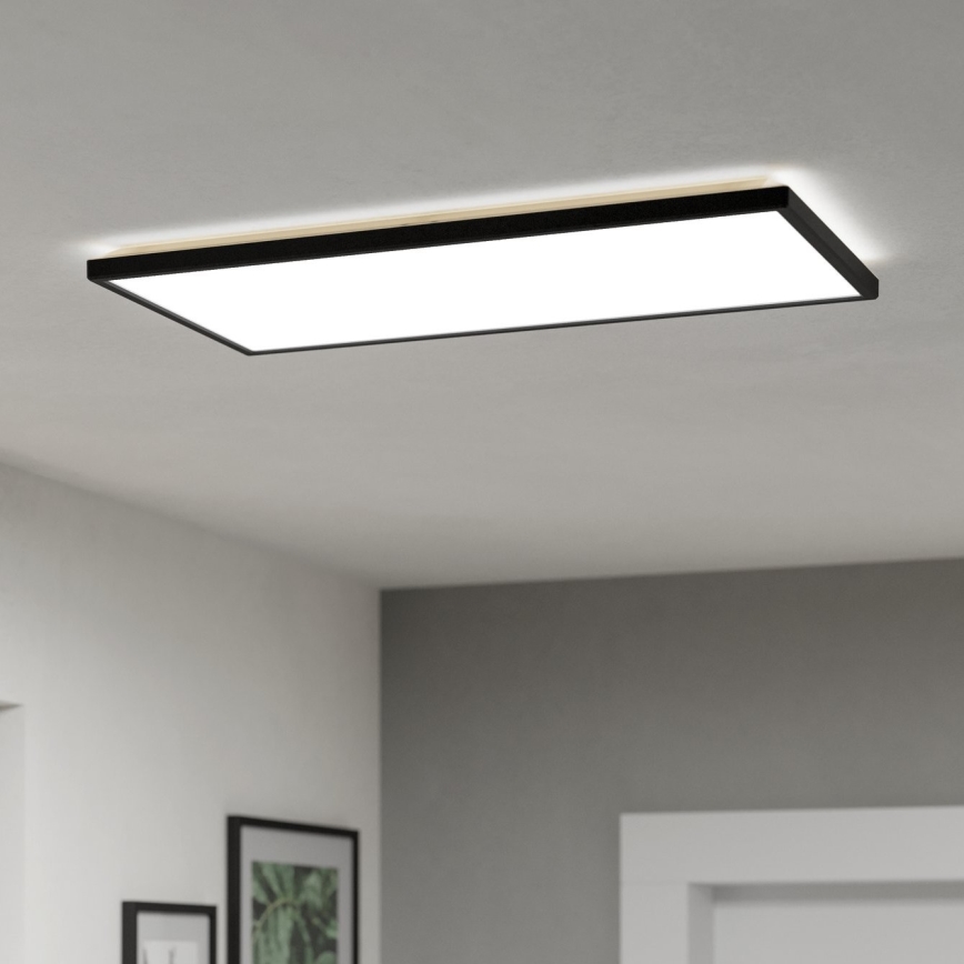 Eglo - Iluminação de teto para casa de banho LED LED/17,2W/230V 2700/4000/6500K 30x57 cm IP44 preto