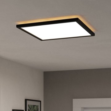 Eglo - Iluminação de teto para casa de banho LED LED/17,6W/230V 2700/4000/6500K 39x39 cm IP44 preto