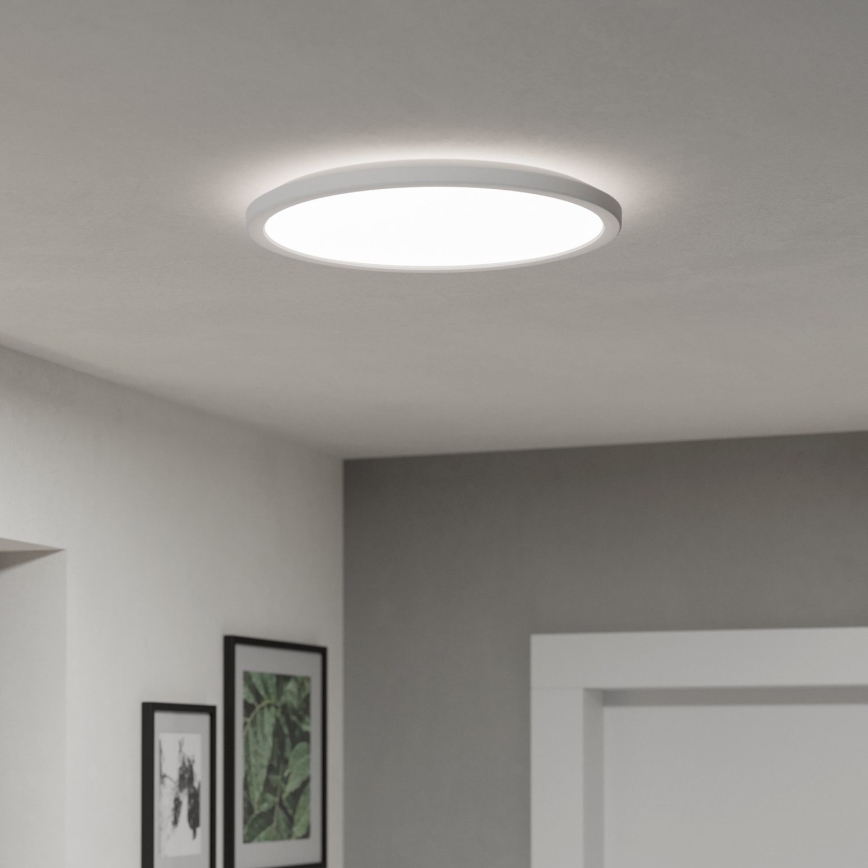 Eglo - Iluminação de teto para casa de banho LED LED/18,5W/230V 2700/4000/6500K diâmetro 38,9 cm IP44 branco