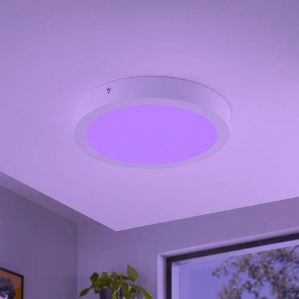 Eglo - Iluminação de teto RGBW com regulação FUEVA-C LED/21W/230V