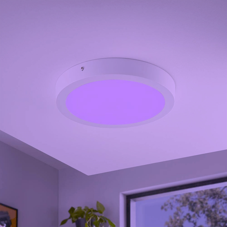 Eglo - Iluminação de teto RGBW com regulação FUEVA-C LED/21W/230V