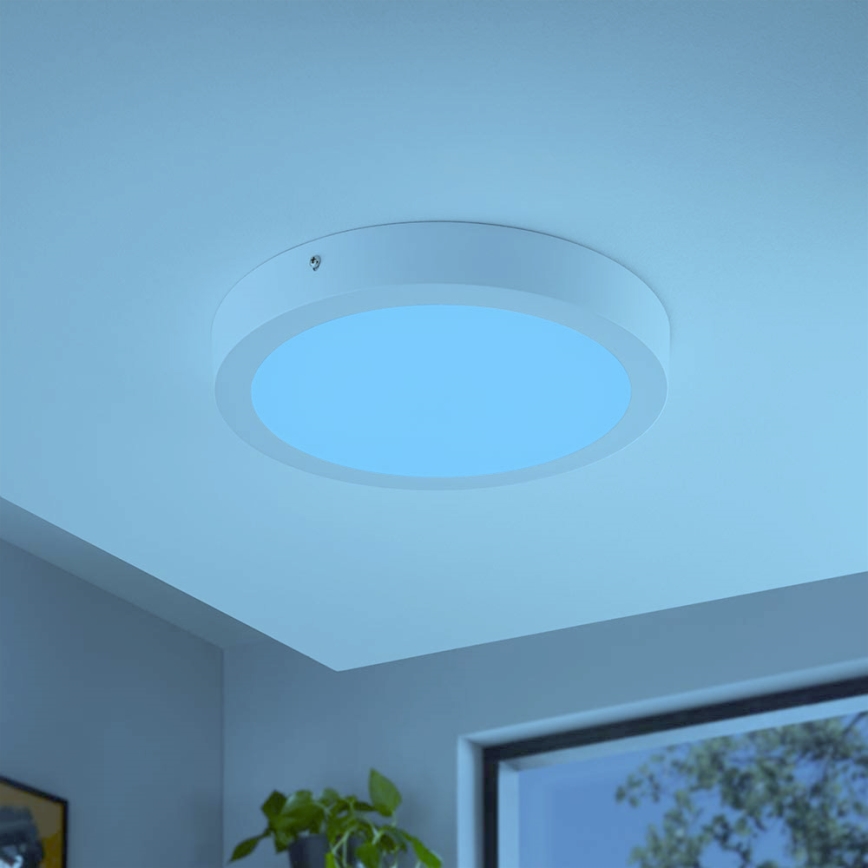 Eglo - Iluminação de teto RGBW com regulação FUEVA-C LED/21W/230V