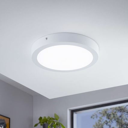 Eglo - Iluminação de teto RGBW com regulação FUEVA-C LED/21W/230V