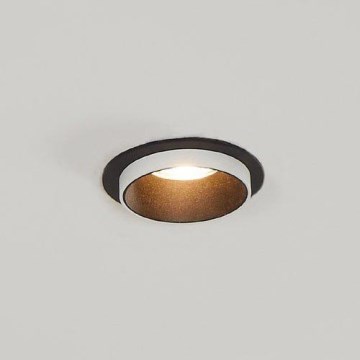 Eglo - Iluminação embutida 1xGU10/35W/230V preto