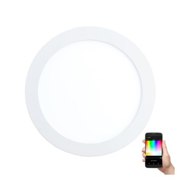 Eglo - Iluminação embutida LED RGBW com regulação FUEVA-C LED/15,6W/230V