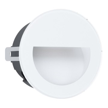 Eglo - Iluminação exterior embutida LED LED/2,5W/230V IP65 branca