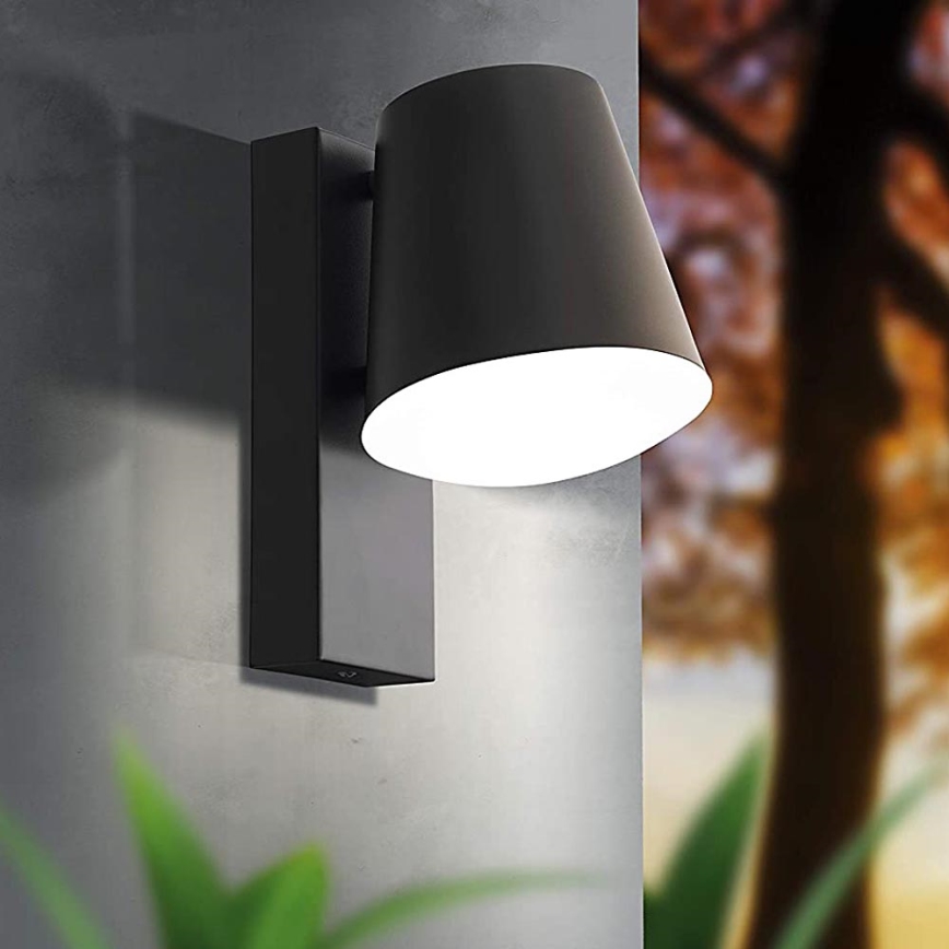 Eglo - Iluminação exterior LED com regulação CALDIERO-C 1xE27/9W/230V IP44