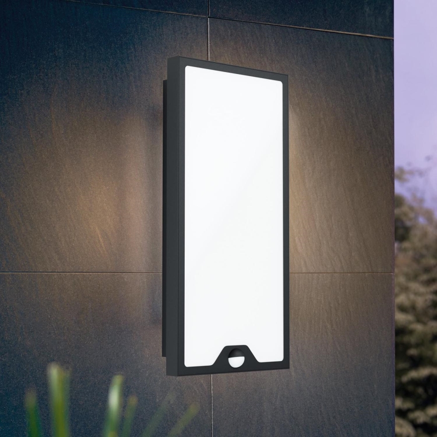 Eglo - Iluminação exterior LED com sensor LED/16W/230V IP44