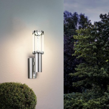 Eglo - Iluminação LED de exterior com sensor 1xGU10/3W + 1xLED/3,7W IP44