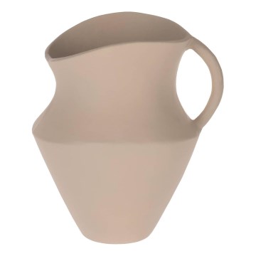 Eglo - Jarra de metal 21,5x19,5 cm bege