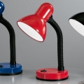 EGLO - Lâmpada de mesa 1xE27/40W vermelho