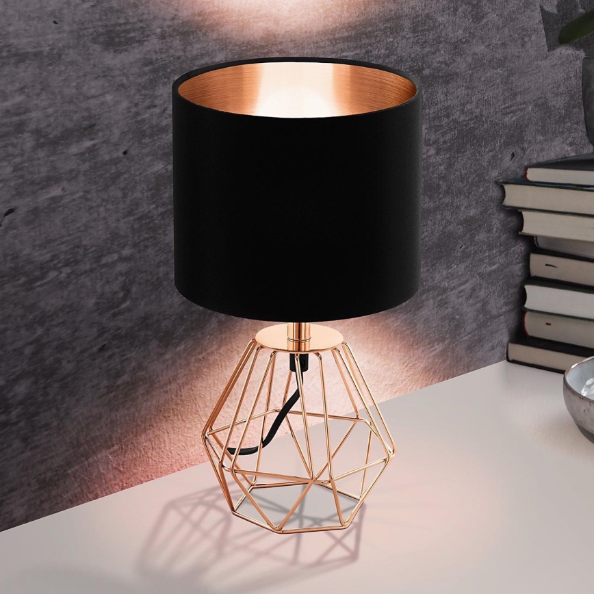 Eglo - Lâmpada de mesa 2 1xE14/60W/230V