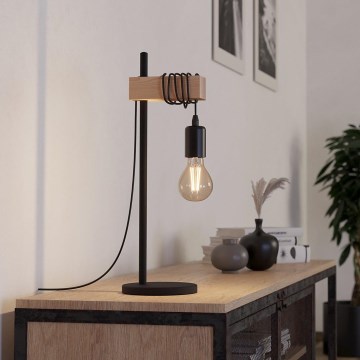 Eglo - Lâmpada de mesa TOWNSHEND 1xE27/10W/230V