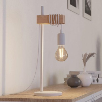 Eglo - Lâmpada de mesa TOWNSHEND 1xE27/10W/230V
