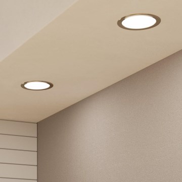 Eglo - Luminária de embutir LED / 10,5 W / 230 V / Ø 16,6 cm