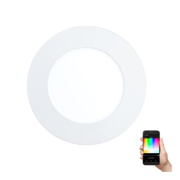 Eglo - Luminária de embutir LED RGB regulável FUEVA-C LED/5,4W/230V