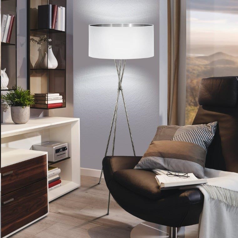 Eglo - Luminária de piso 1xE27/60W/230V