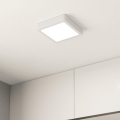 Eglo - Luminária de tecto regulável por dimmer LED/11W/230V branca 16x16 cm