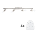Eglo - Luminária de teto LED MY CHOICE 4xE14/4W/230V cromo mate/branco