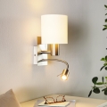 Eglo - Luminária Flexível LED 1xE27/40W+LED/3,8W branca