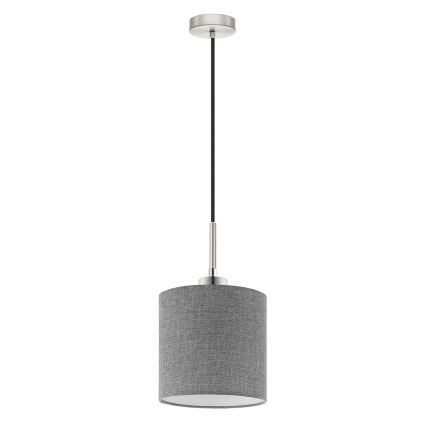 Eglo - Luminária de teto LED com cabo TUNJA 1xE27/60W/230V cinza