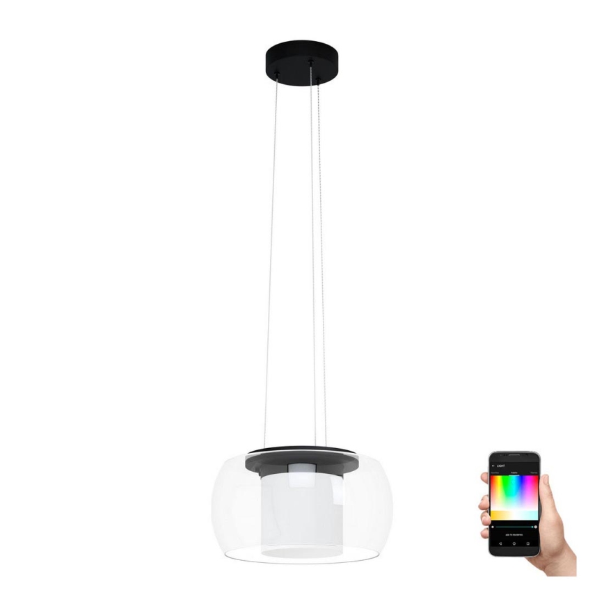 Eglo - Lustre LED RGB regulável com cabo BRIAGLIA-C LED/24,8W/230V