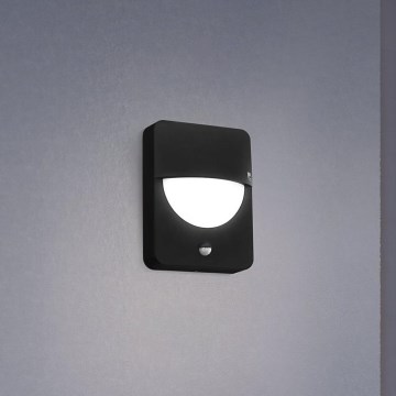 Eglo - Luz de exterior com sensor 1xE27/28W/230V IP44