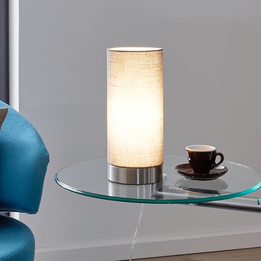 Eglo - Luz de mesa com regulação 1xE27/60W/230V