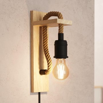 Eglo - Luz de parede 1xE27/28W/230V