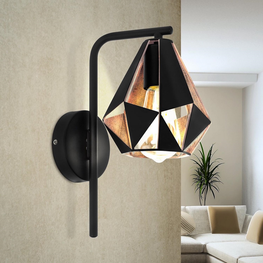 Eglo - Luz de parede 1xE27/60W/230V