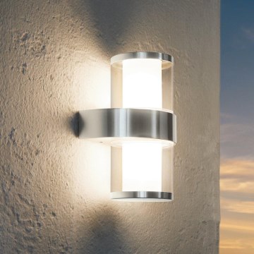 Eglo - Luz de parede de exterior 1 2xLED/3,7W/230V IP44