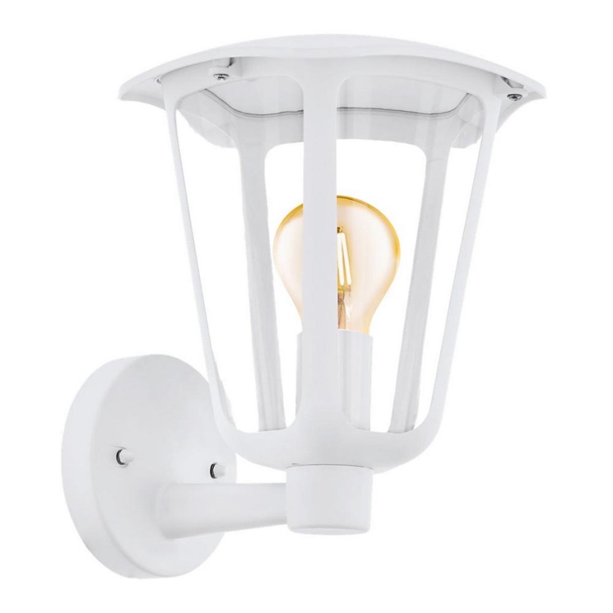 Eglo - Luz de parede de exterior 1xE27/60W/230V branco IP44