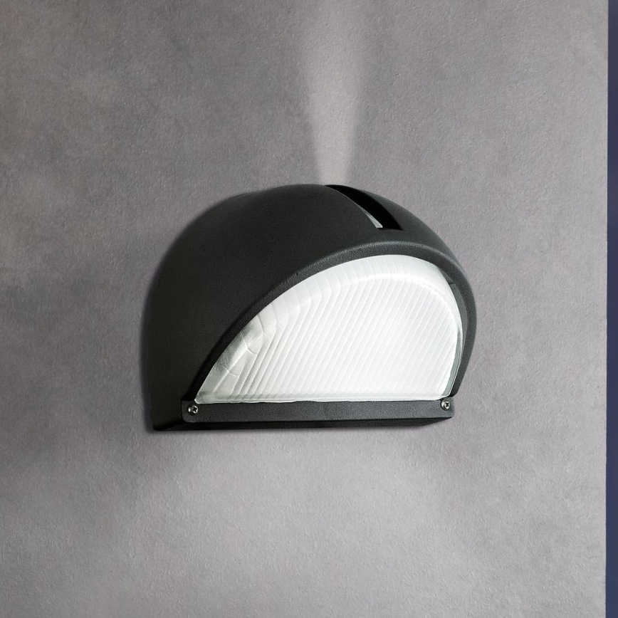 EGLO - Luz de parede de exterior 1xE27/60W preto antigo IP44
