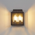 Eglo - Luz de parede de exterior 2xE27/60W/230V IP44