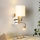 Eglo - Luz de parede LED 1xE27/40W+LED/3,8W branco