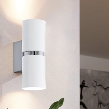 Eglo - Luz de parede LED 2xGU10-LED/4W/230V