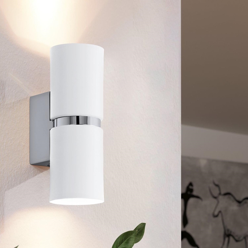 Eglo - Luz de parede LED 2xGU10-LED/4W/230V